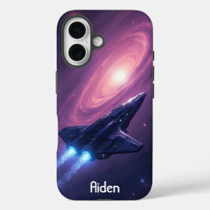 Funda iPhone 16 Barco de galaxia