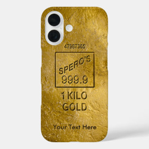 Funda iPhone 16 Barra dorada