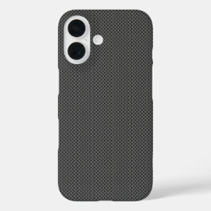 Funda iPhone 16 Base de fibra de carbono negro