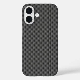 Funda iPhone 16 Base de fibra de carbono negro