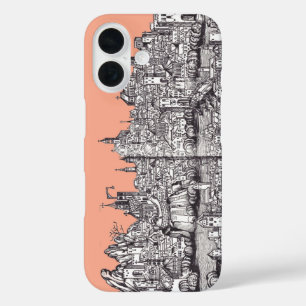 Funda iPhone 16 Basilea ciudad en el noroeste de Suiza