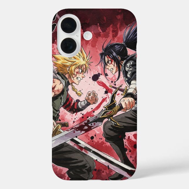 Funda iPhone 16 Batalla brillante de Natasha Us (Reverso )