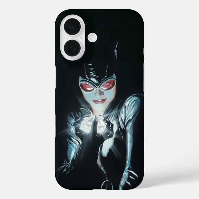 Funda iPhone 16 Batman Catwoman Faces of Evil Cover Illustration (Reverso )