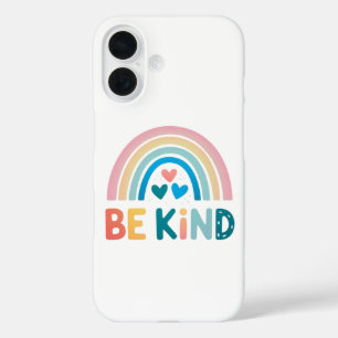 Funda iPhone 16 Be Kind Rainbow