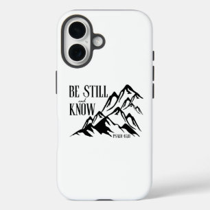 Funda iPhone 16 Be Still & Know - Salm 46:10