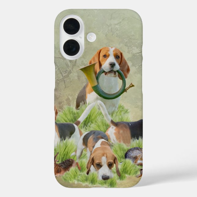 Funda iPhone 16 Beagle (Reverso )