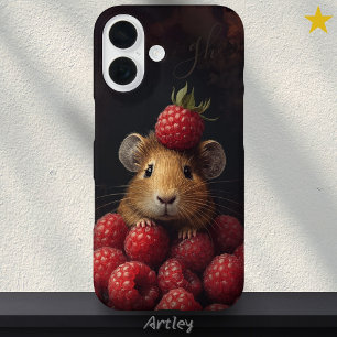 Funda iPhone 16 Bebé de oruga de martillo cutáneo Raspberry inicia