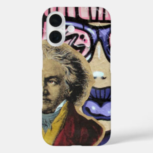 Funda iPhone 16 beethoven graffiti
