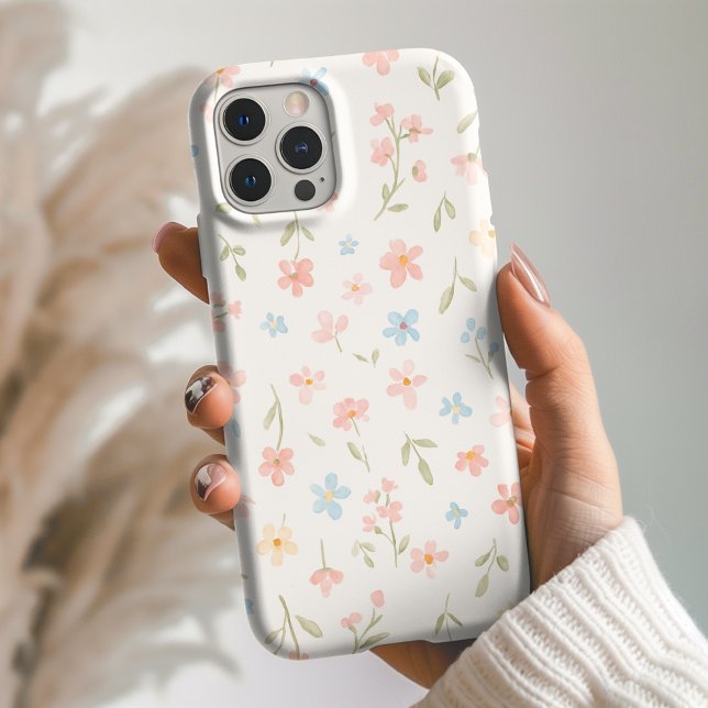 Funda iPhone 16 Beige Floral Phone Case (Subido por el creador)