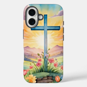 Funda iPhone 16 Bella acuarela de Pascua