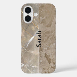 Funda iPhone 16 Bella Marble de moda