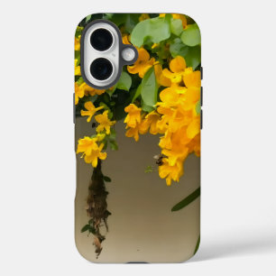 Funda iPhone 16 Belleza Flor de Oro