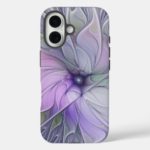 Funda iPhone 16 Belleza impresionante Arte fractal abstracto moder