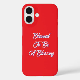 Funda iPhone 16 Bendecido De Ser Un Rojo Bendecido