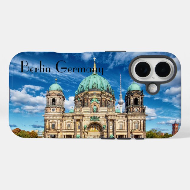 Funda iPhone 16 Berlín Alemania (Reverso (Horizontal))