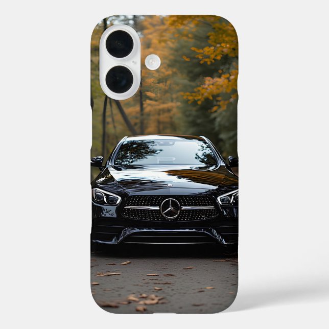 Funda iPhone 16 Bestia de Otoño Mercedes-Benz (Reverso )