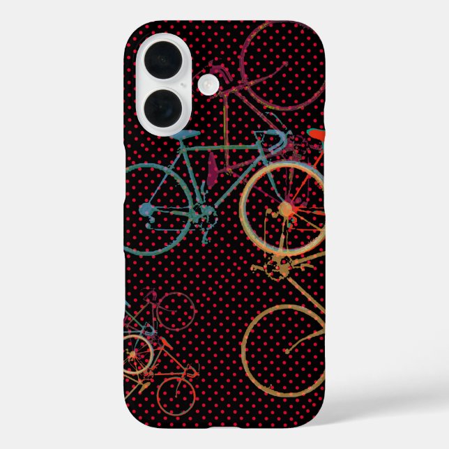 Funda iPhone 16 Bicicletas (Reverso )