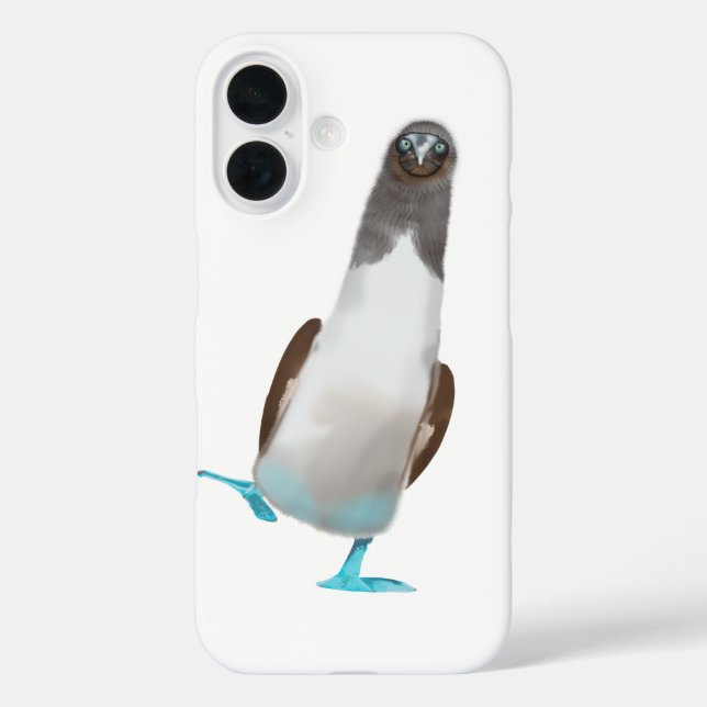 Funda iPhone 16 Biddy de patas azules (Reverso )