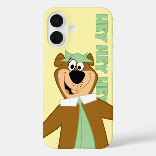 Funda iPhone 16 Bienvenida del oso Yogi (Reverso )