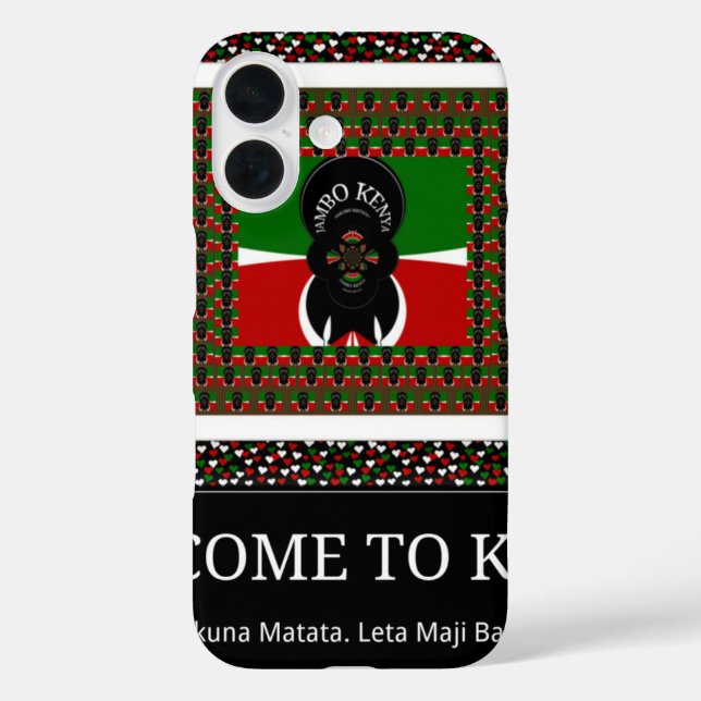 Funda iPhone 16 Bienvenidos a la Kenia mágica: Hakuna Matata (Reverso )