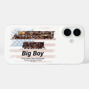 Funda iPhone 16 Big Boy Vintage Steam Train American Locomotive
