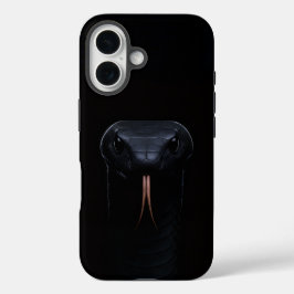 Funda iPhone 16 Black 4 Luxe iPhone 16 Funda-Mate, Black Mamba