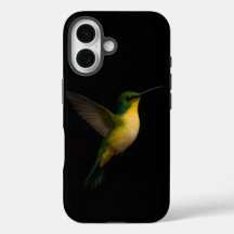 Black 4 Luxe iPhone 16 Funda-Mate, Flying Bird