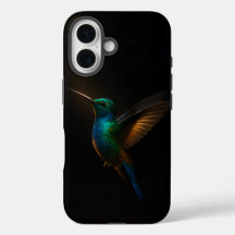 Black 4 Luxe iPhone 16 Funda-Mate, Flying Bird