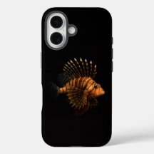 Black 4 Luxe iPhone 16 Mate, Pez León Rojo