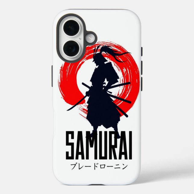 Funda iPhone 16 Black & Green Samurai Head – Custom IPHONE  Case (Reverso )