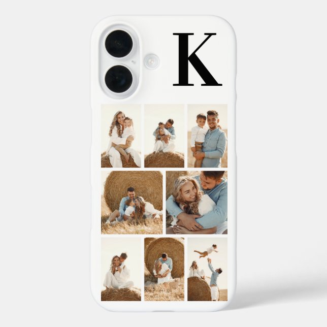 Funda iPhone 16 Blanco Foto 8 Moderno (Reverso )
