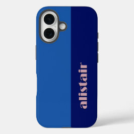 Funda iPhone 16 Block Colours With Personalization