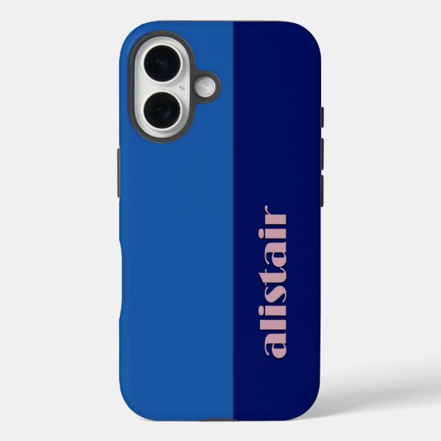 Funda iPhone 16 Block Colours With Personalization (Reverso )