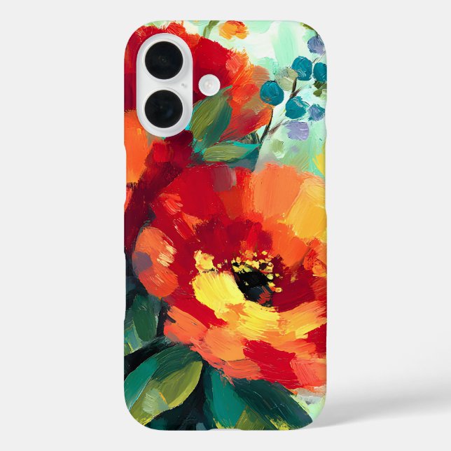Funda iPhone 16 Bloom Vibrant Floral Garden (Reverso )