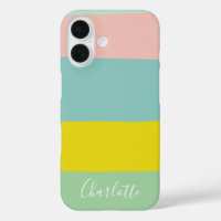 Bloque de color Pastel personalizado Guión Minimal