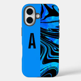 Funda iPhone 16 Bloque Duotone y Azul giratorio