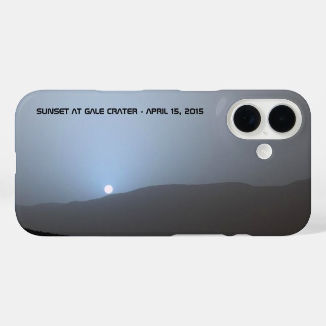 Funda iPhone 16 Blue Martian Sunset (Reverso (Horizontal))