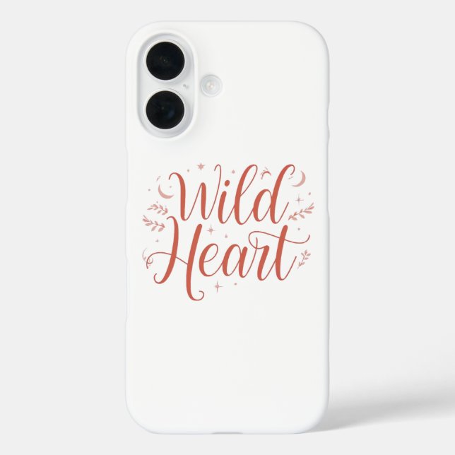 Funda iPhone 16 Bohemian Pink Script Typography (Reverso )