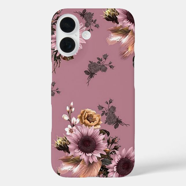 Funda iPhone 16 Boho Sunflowers