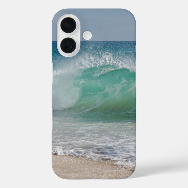 Funda iPhone 16 Bonita playa de Ocean (Reverso )