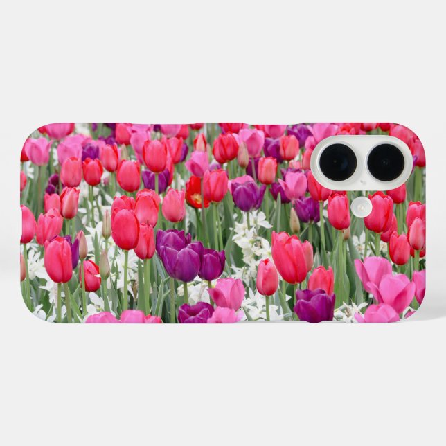 Funda iPhone 16 Bonito en Petales rosados (Reverso (Horizontal))
