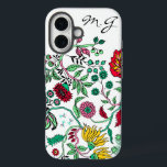Funda iPhone 16 Bonito Ornate Flower Garden Arte Personalizado<br><div class="desc">diseño de flor intrincado de bonito con personalización opcional.</div>