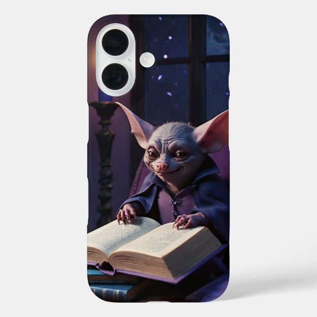 Funda iPhone 16 Bookish Bat (Reverso )