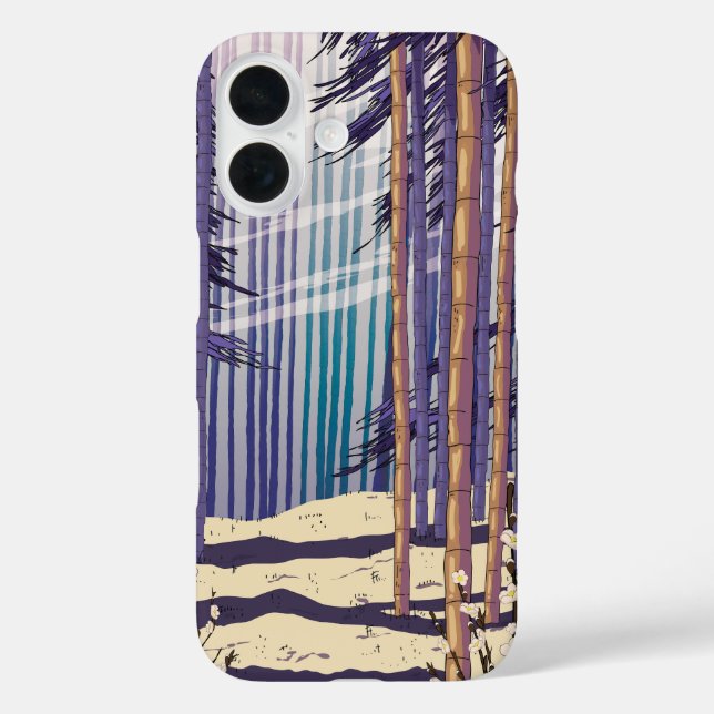 Funda iPhone 16 Bosque de Bambú (Reverso )
