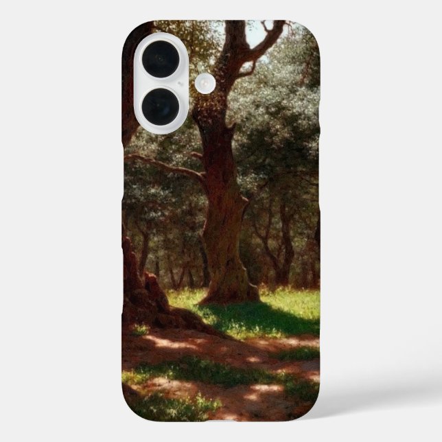Funda iPhone 16 Bosque de olivos en Cap Saint Martin (Reverso )