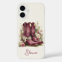 Botas Elegantes con Flores Monogramadas