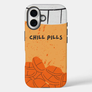 Funda iPhone 16 Botella de Medicinas 'Pastillas para Relajarse' Bu