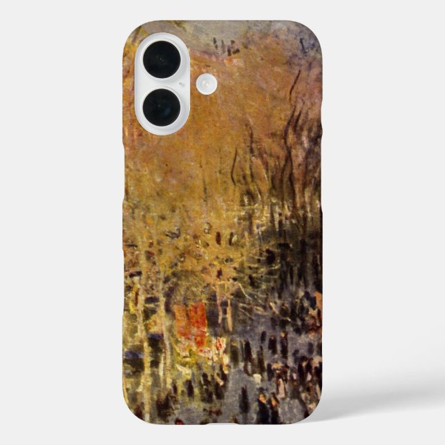 Funda iPhone 16 Boulevard des Capucines de Claude Monet, Arte Fino (Reverso )