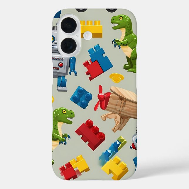 Funda iPhone 16 Boys Toys (Reverso )