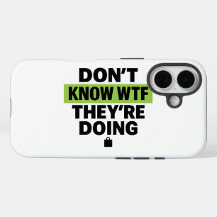Funda iPhone 16 Brat Green Design – No Tengo Ni Idea Qué Están Hac